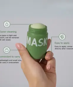 Cpviat™ Green Tea Deep Cleanse Mask Stick – Pore Refining & Oil Control Clay Mask by Cougex