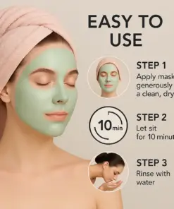 Cpviat™ Green Tea Deep Cleanse Mask Stick – Pore Refining & Oil Control Clay Mask by Cougex