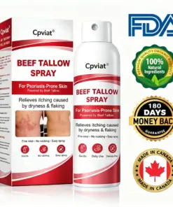 Cpviat ® 7-Day Dry Flaky Painless & Scar-Free Gentle Advanced Itch Calming Beef Tallow Spray