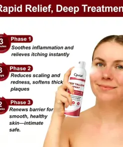 Cpviat ® 7-Day Dry Flaky Painless & Scar-Free Gentle Advanced Itch Calming Beef Tallow Spray