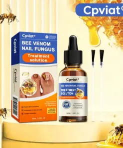 Cpviat Bee Venom Toenail Fungus Treatment for Thick Cracked Yellow Nails